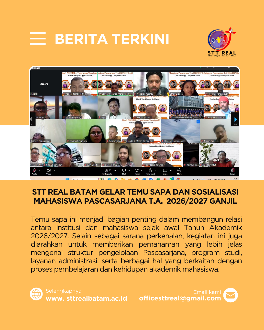 Temu sapa Pascasarjana